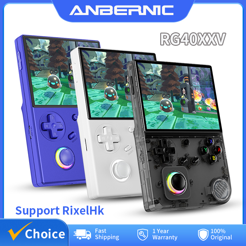 Retro Gaming Emulator - ANBERNIC RG40XXV Konsol Game Genggam Retro