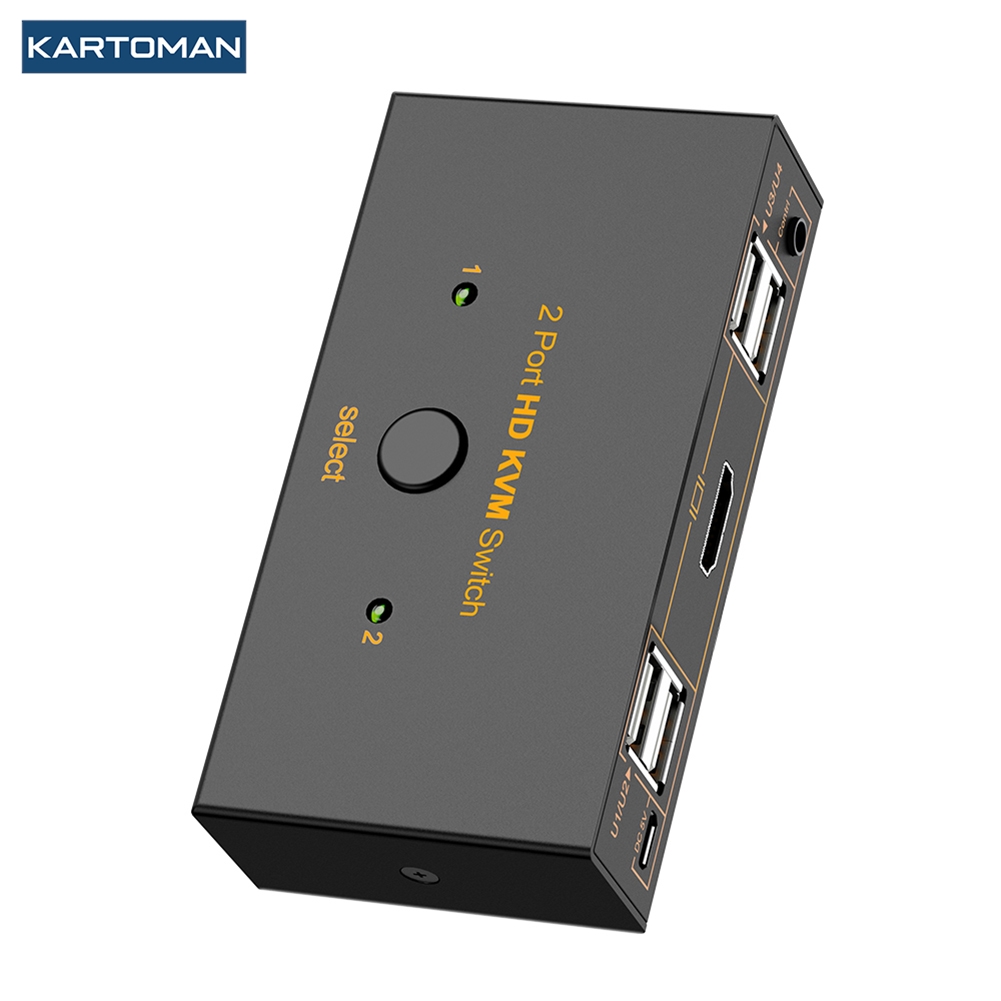 Controller Adapter Usb - KVM switch USB 2.0 HDMI-kompatibel 4K