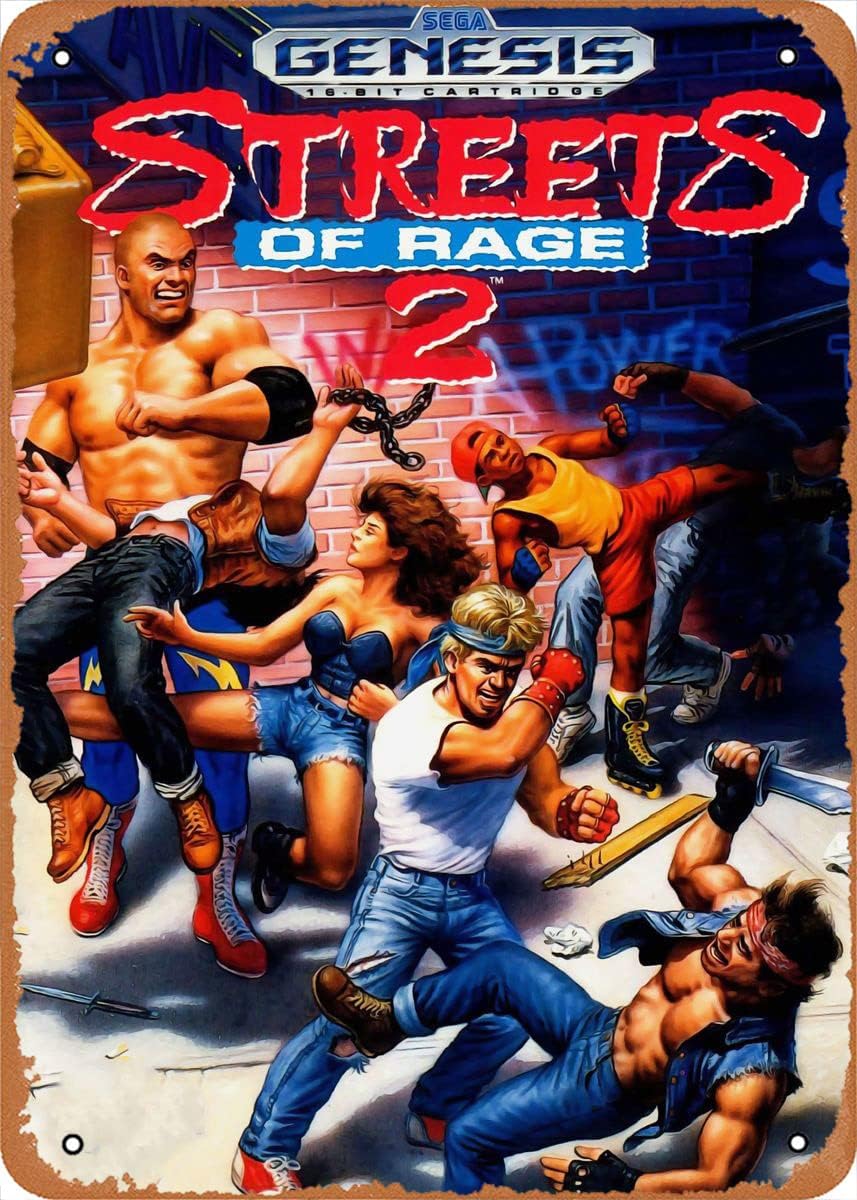 Game Retro Gaming - Poster Game Arcade Klasik, Papan Logam