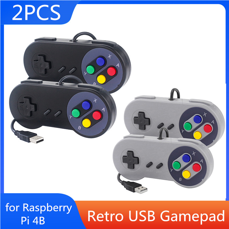 Retro Gaming With Raspberry Pi - 2 Buah USB Gamepad Retro Gaming