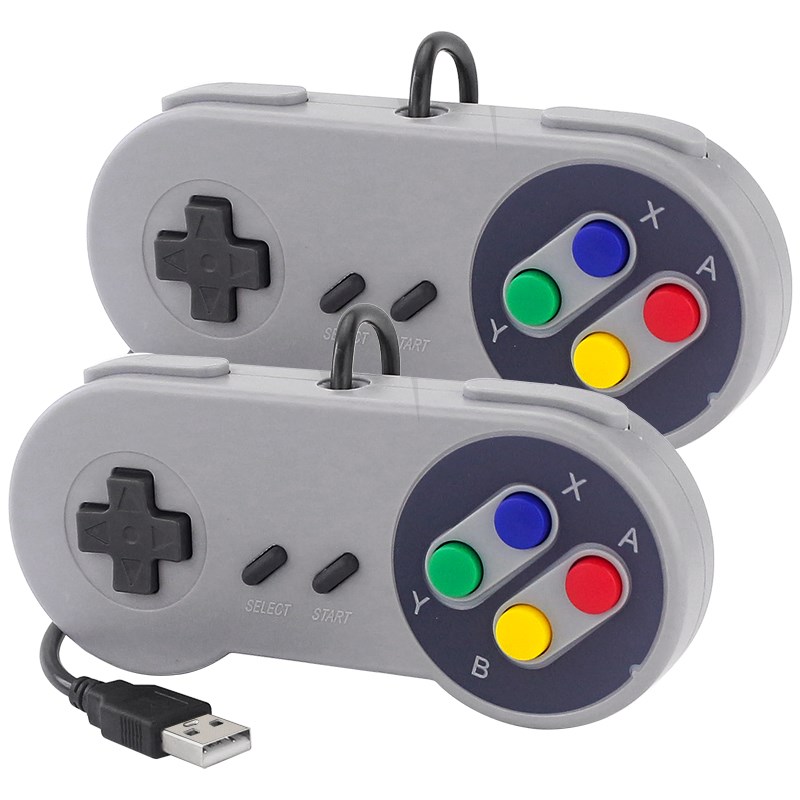 Retro Gaming With Raspberry Pi - Gamepad USB kontroler Game, 2 buah