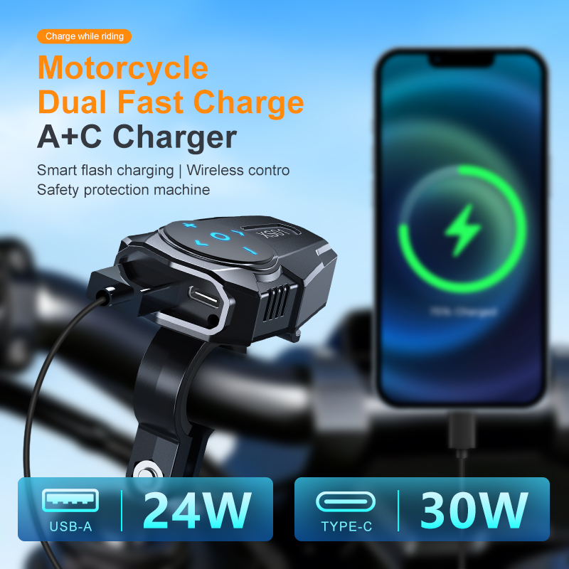 Controller Adapter Usb - Pengisi Daya Usb Stang Sepeda Motor