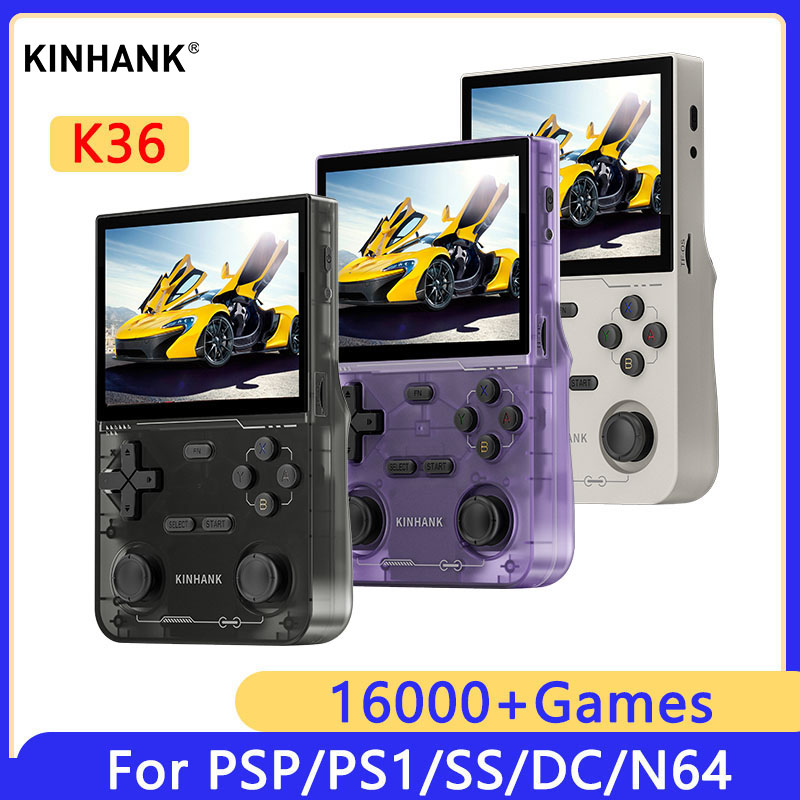 Retro Gaming Emulator - KINHANK K36 konsol Video Game genggam