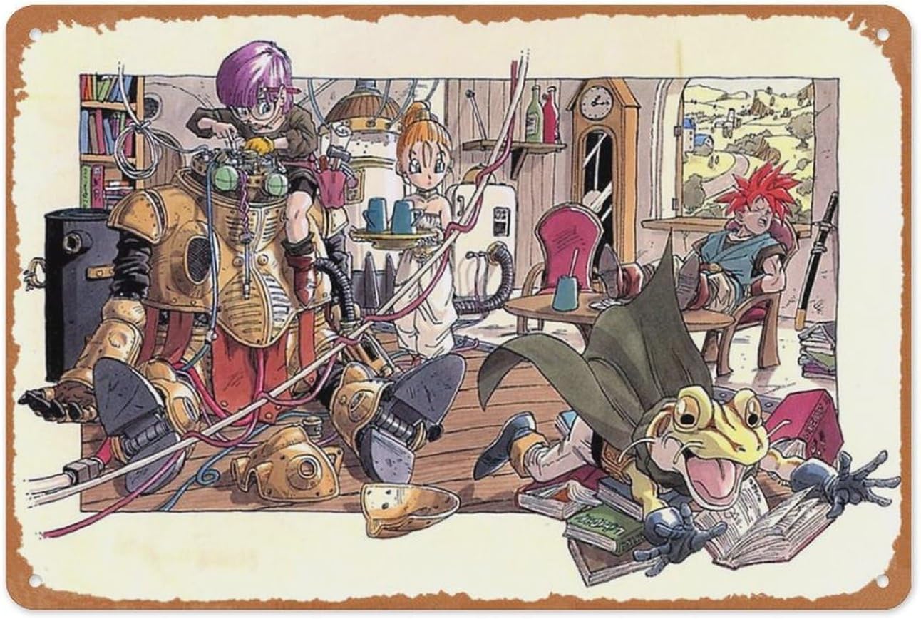 Game Retro Gaming - Tanda Logam Game Retro - Seni