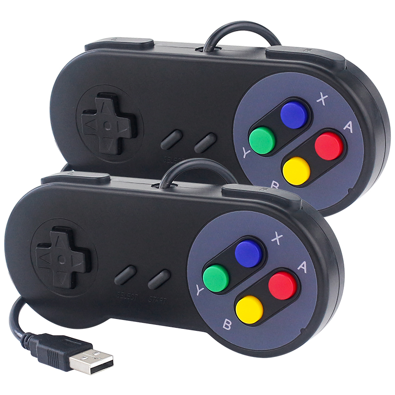 Retro Gaming With Raspberry Pi - Kontroler Game USB Baru Dengan Kabel,