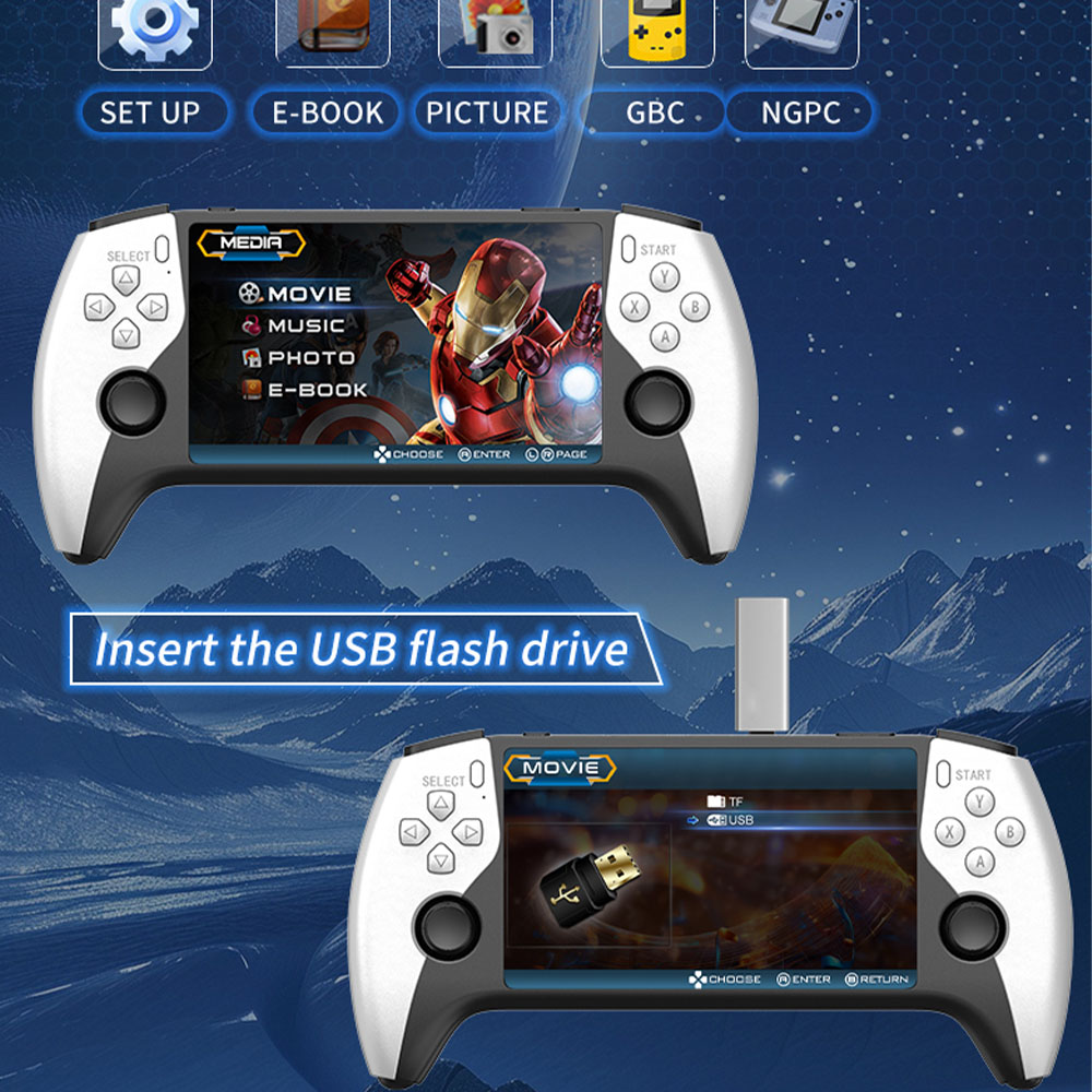 Konsol Game Genggam 2026 New S - Retro Gaming Emulator ulasan dan harga