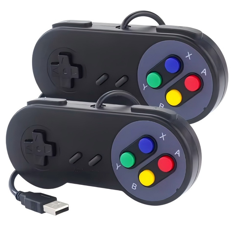 2 Buah Pengendali Berkabel Joy - Retro Pc Gaming ulasan dan harga
