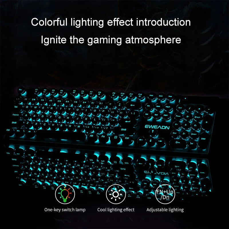 Set Keyboard dan Mouse Retro P - Retro Pc Gaming ulasan dan harga