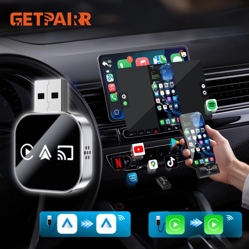 Getpairr Wireless CarPlay & An - Controller Adapter Usb ulasan dan harga