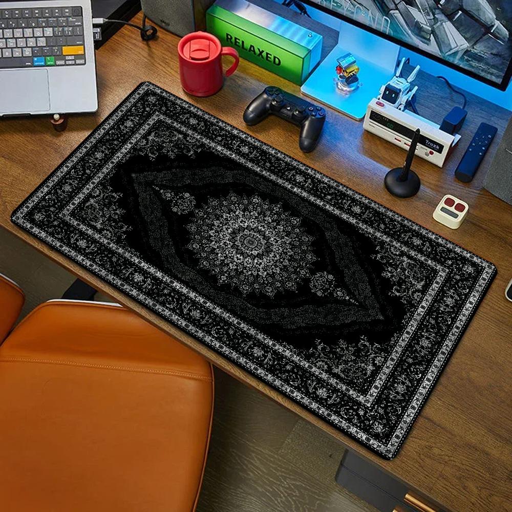 Karpet Persia Hitam Baru Alas  - Retro Pc Gaming ulasan dan harga