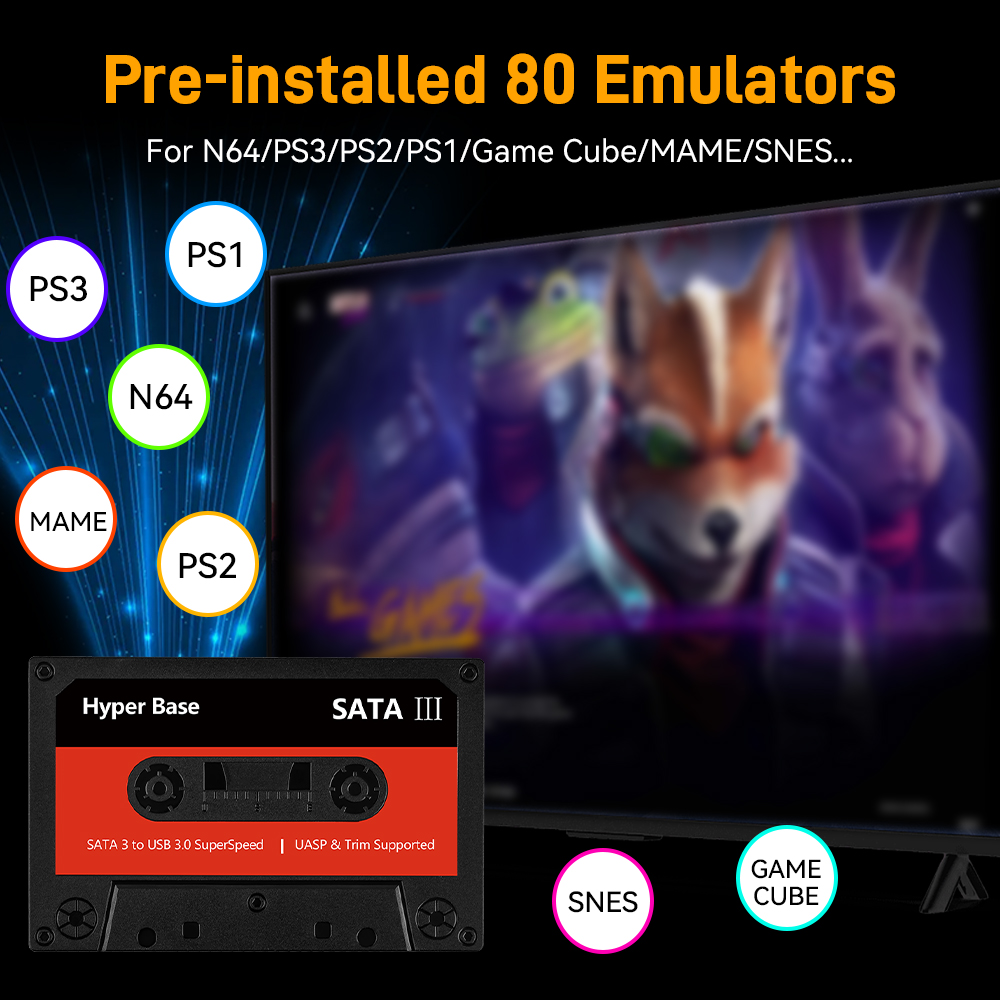 Batocera Hard Drive Game Emula - Retro Gaming Emulator ulasan dan harga