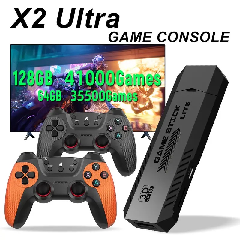 X2 Ultra Pro Retro Game Stick  - Retro Gaming Emulator ulasan dan harga