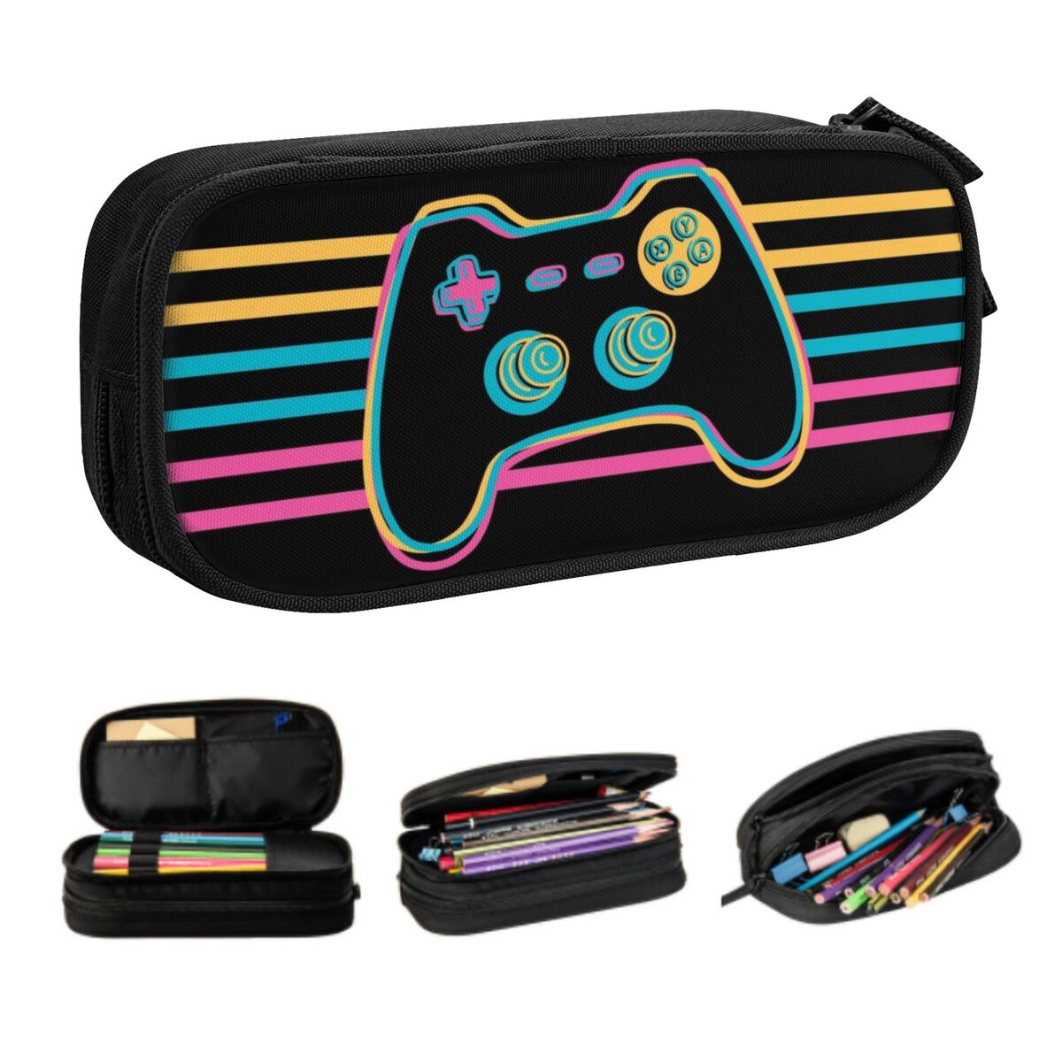 Kotak Pensil Pengendali Game A - Retro Gaming Xbox Controller ulasan dan harga
