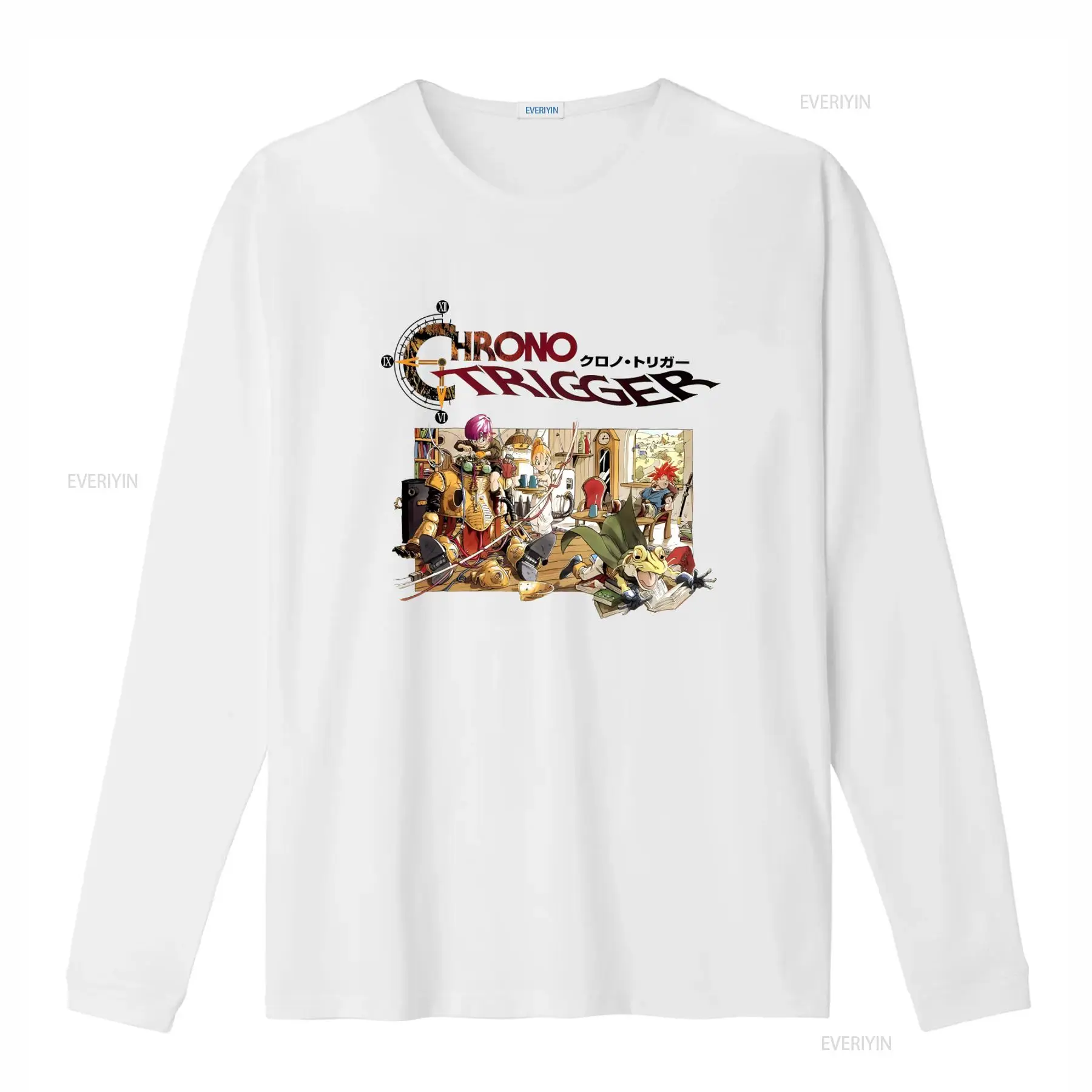 Kaos Logo Video Game Chrono Tr - Game Retro Gaming ulasan dan harga