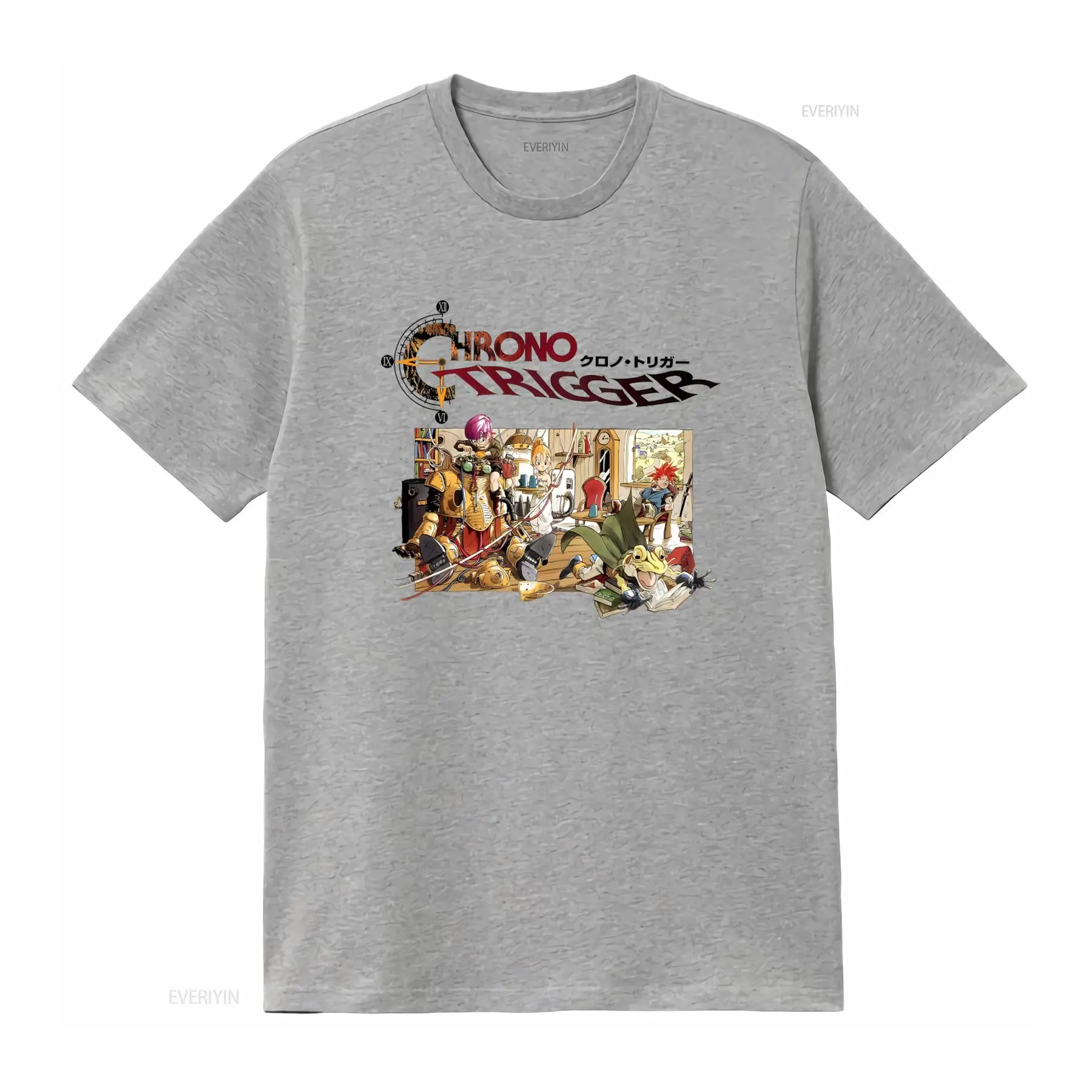 Kaos Logo Video Game Chrono Tr - Game Retro Gaming ulasan dan harga
