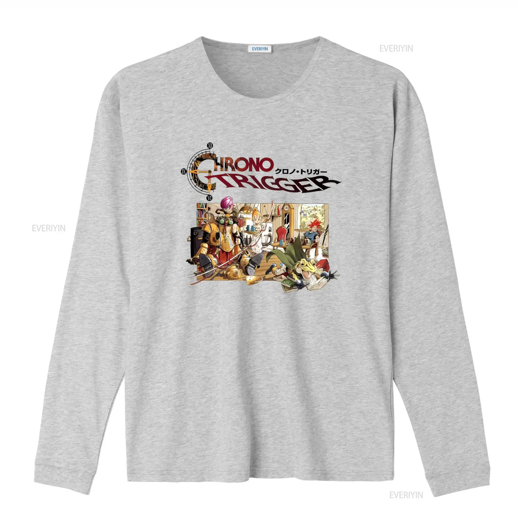 Kaos Logo Video Game Chrono Tr - Game Retro Gaming ulasan dan harga