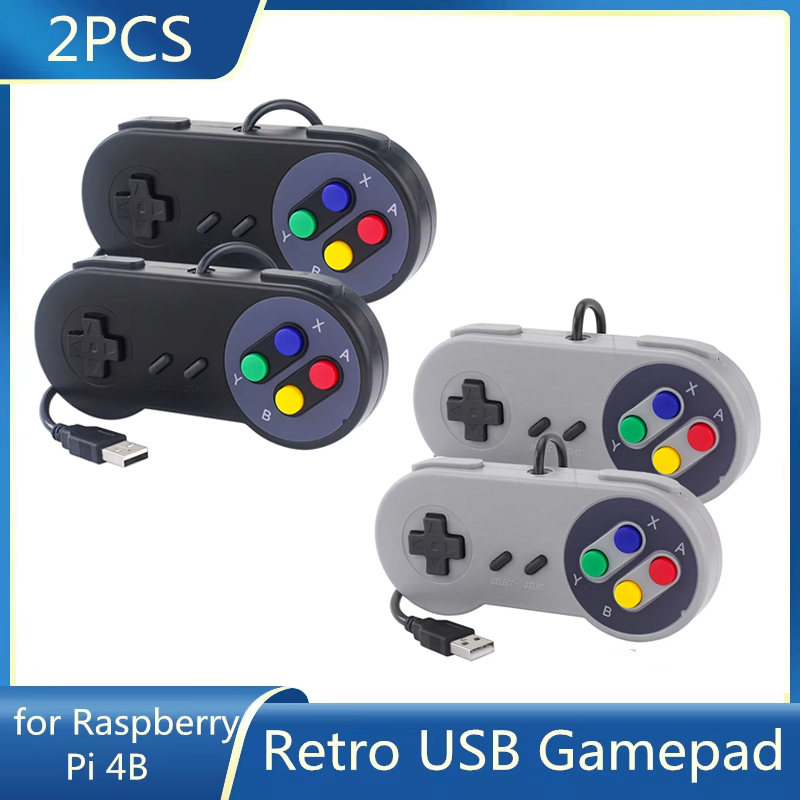 2 Buah Pengendali Berkabel Joy - Retro Gaming With Raspberry Pi ulasan dan harga