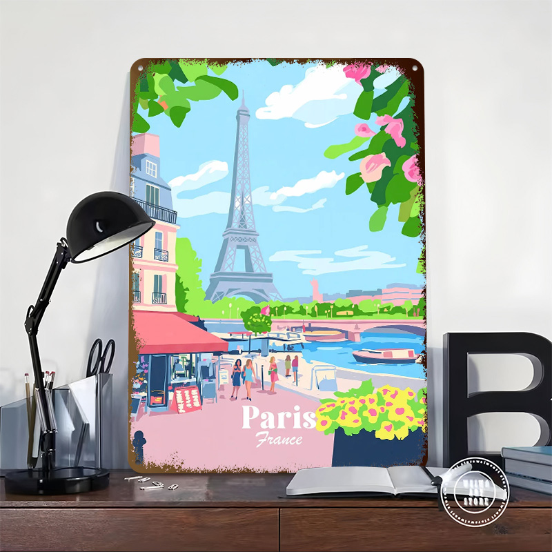 Poster Paris Prancis Kustom, P - Retro Gaming Paris ulasan dan harga