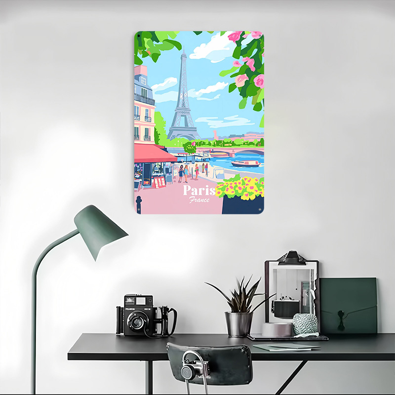Poster Paris Prancis Kustom, P - Retro Gaming Paris ulasan dan harga