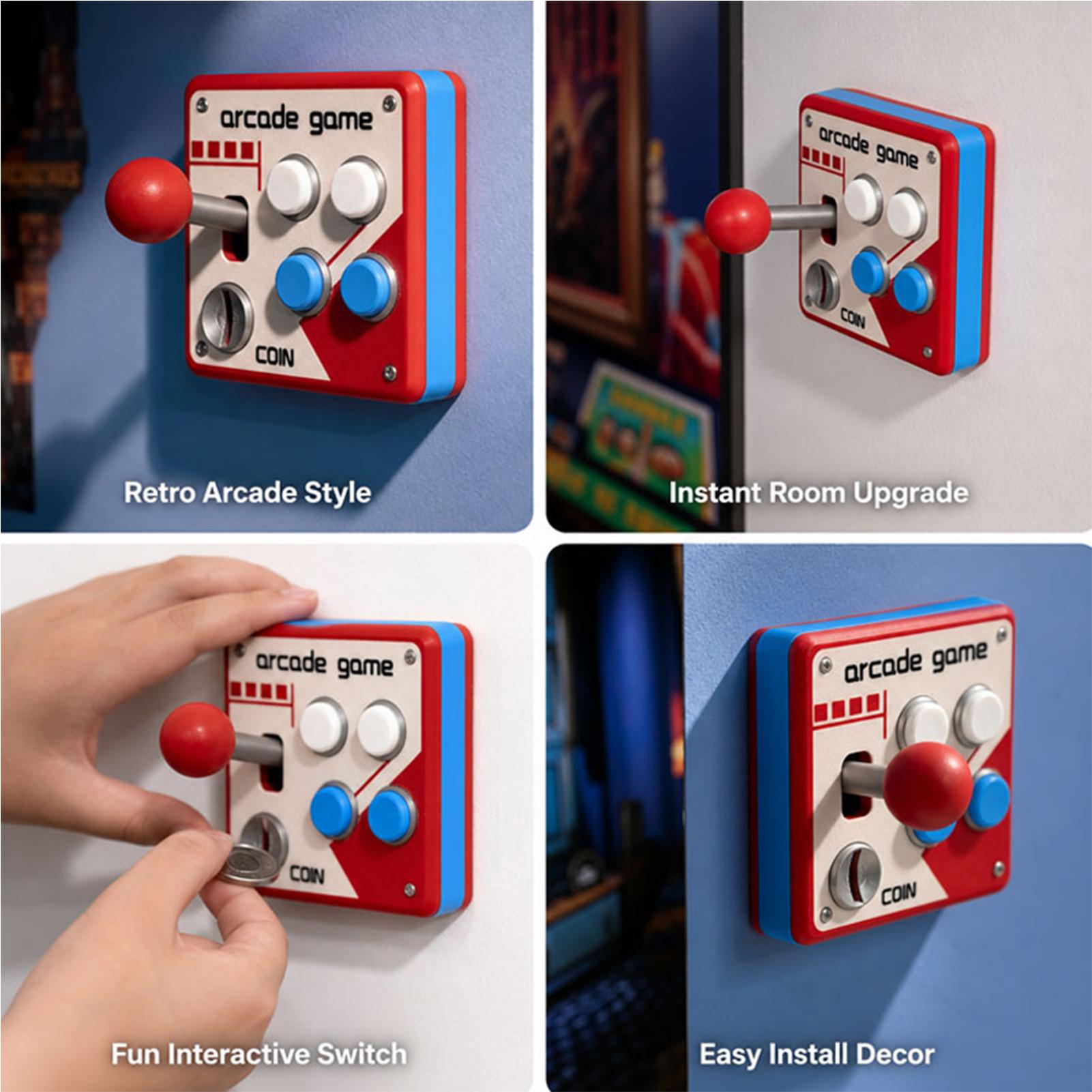 Penutup Sakelar Lampu Game Ret - Game Retro Gaming ulasan dan harga