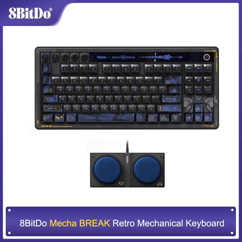 8BitDo Retro 87 Mechanical Key - Retro Pc Gaming ulasan dan harga