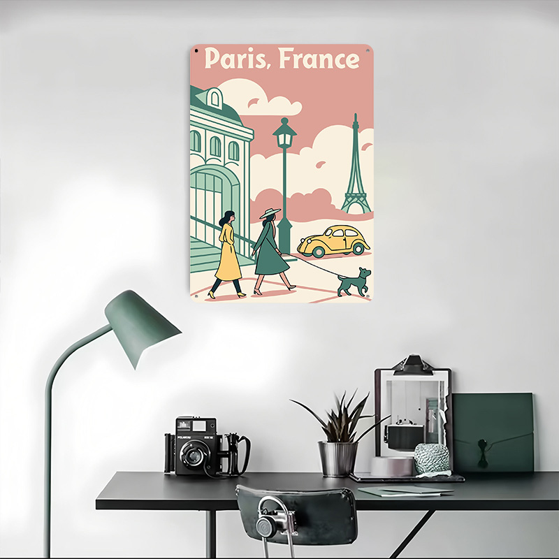 Poster Cetak Perjalanan Paris  - Retro Gaming Paris ulasan dan harga